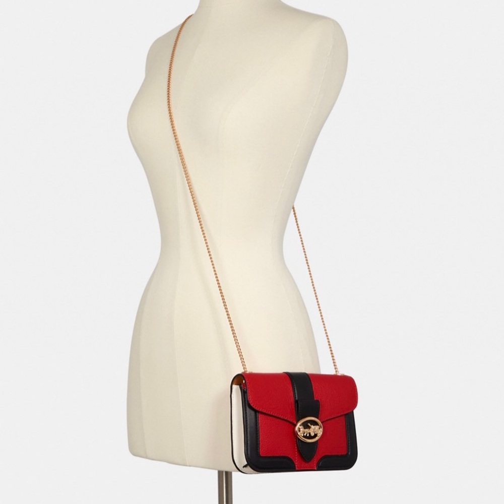 Coach Georgie Crossbody In Colorblock - Picture 9 of 9